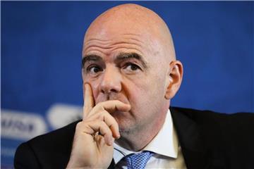 FIFA-Präsident Gianni Infantino zeigt sich schon vor WM-Beginn vom Turnier und dem Gastgeber begeistert. Foto: Christian Charisius