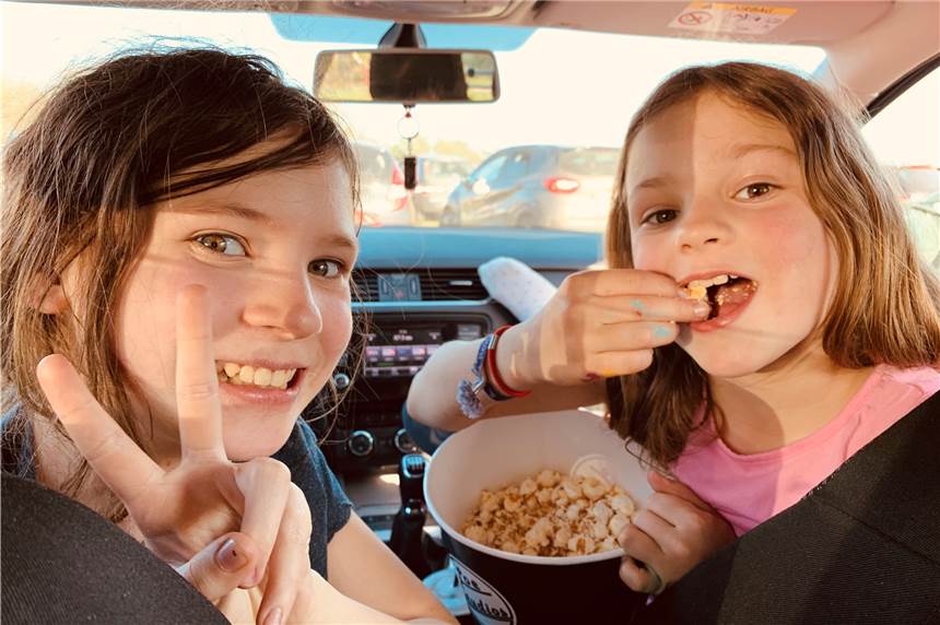 Filme können Diskussionen anregen - zum Beispiel "Aladdin", den Familien-Kolumnistin mit ihrem Mann und ihren zwei Töchtern im Autokino gesehen.