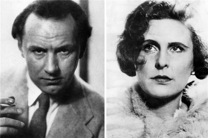 Eiskalte Leidenschaft - Leni Riefenstahl und Arnold Fanck Filmregisseur Arnold Fanck (l) und die Tänzerin, Regisseurin und Fotografin Leni Riefenstahl. Foto: dpa