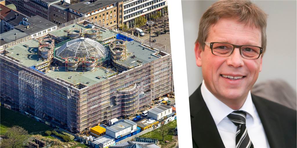 Mega-Baustelle in der City: Rathaus-Sanierung dauert länger und wird teurer Finanziellen Mehrbedarf für die Sanierung des Rathauses hat Baudezernent Arnulf Rybicki angemeldet.