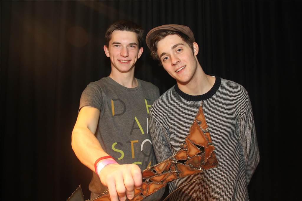 Wie Freddy Allerdisse mit seiner Agentur der Corona-Krise trotzt Finn Buttgereit (li.) und Freddy Allerdisse gewannen als Duo „2 Klang“ den Jugendkulturförderpreis 2013.
