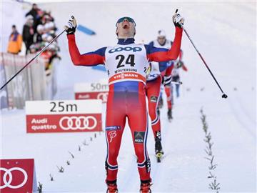 Finn Haagen Krogh gewann in Östersund auch über 15 Kilometer. Foto: Henrik Montgomery