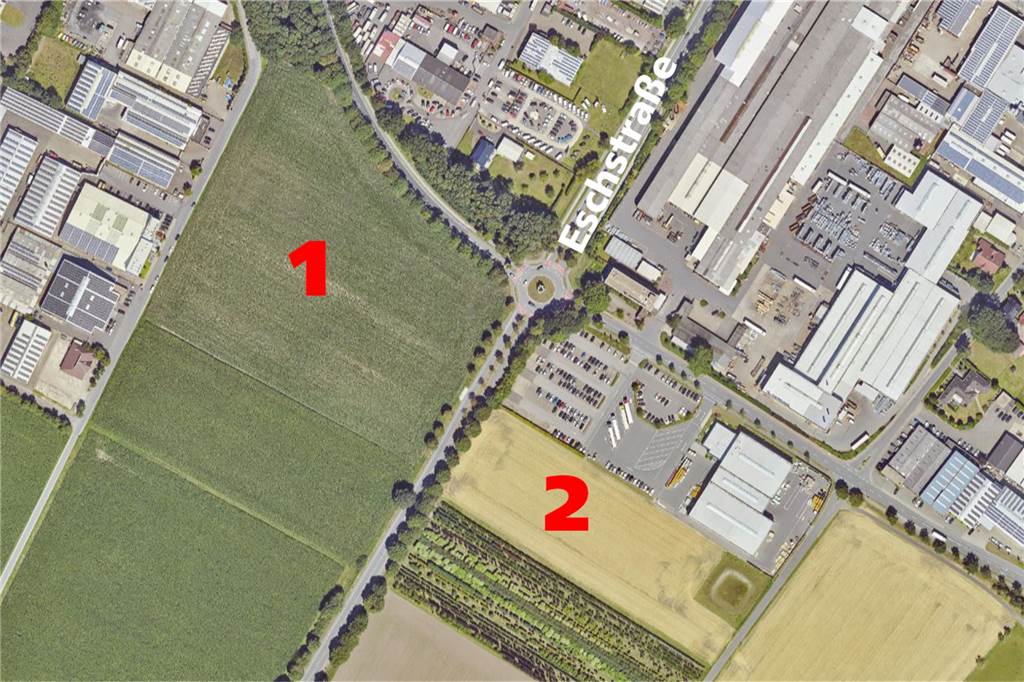 Trinkwasserschutz: „Filetstück“ am Kreisel darf nicht Gewerbefläche werden Fläche Nr. 1 darf nicht Gewerbefläche werden, Fläche Nr. 2 schon. Diese Auffassung vertritt die Stadtlohner Stadtverwaltung. Es droht eine juristische Auseinandersetzung mit dem Eigentümer der Fläche Nr. 1.