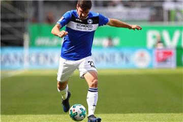 Florian Dick von Arminia Bielefeld. Foto: Daniel Karmann/Archiv
