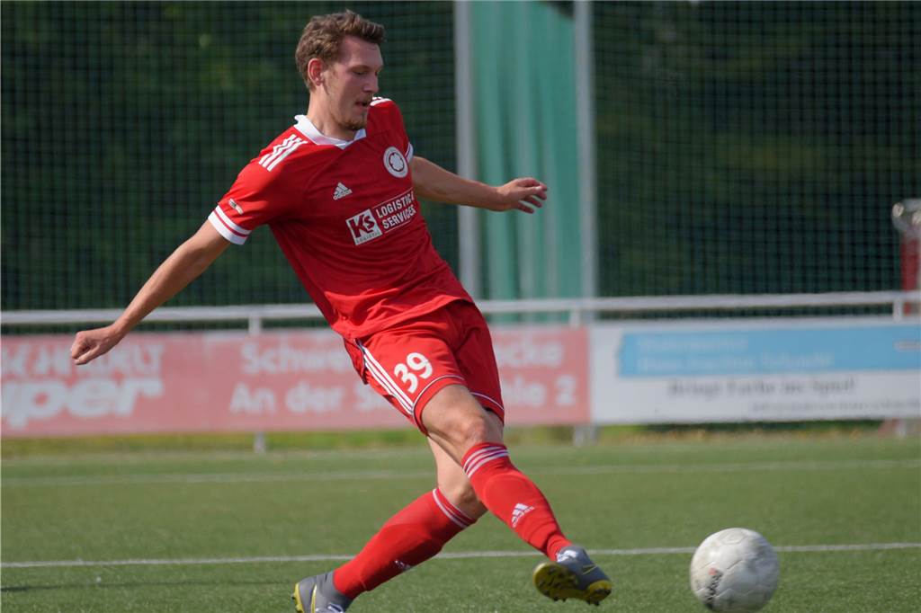 Florian Kliegel im Trikot des Geisecker SV, hier im August 2020 - dieses Fotomotiv wird es im neuen Jahr wieder geben.