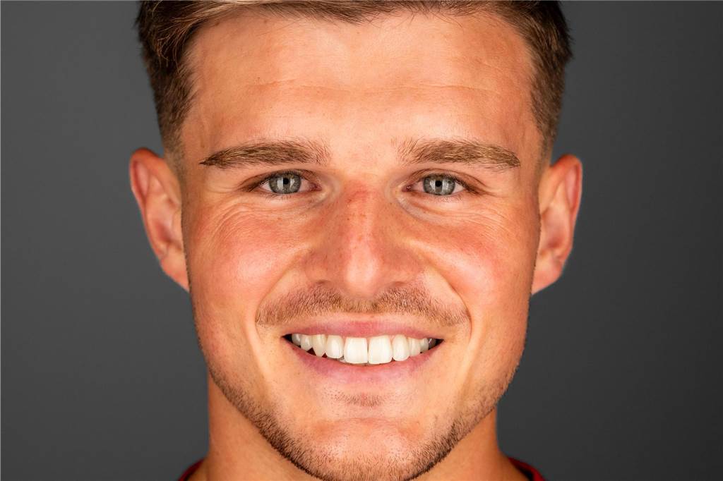 Florian Schöße verlässt Altenhagen und wechselt in die Regionalliga Florian Schöße von der TSG Altenhagen-Heepen blickt in die Kamera.