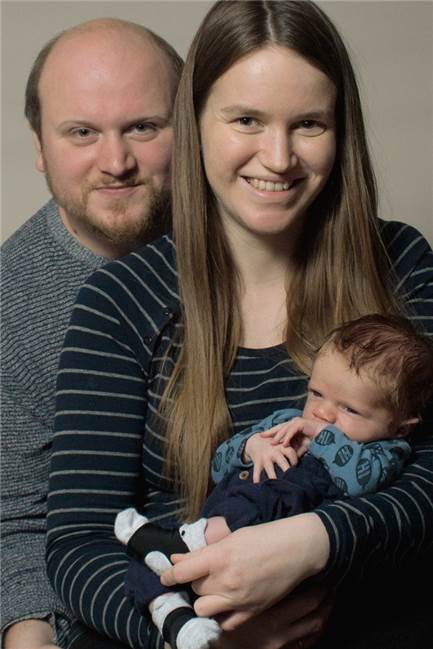 Florian, Ricarda und Sohn Alexander.