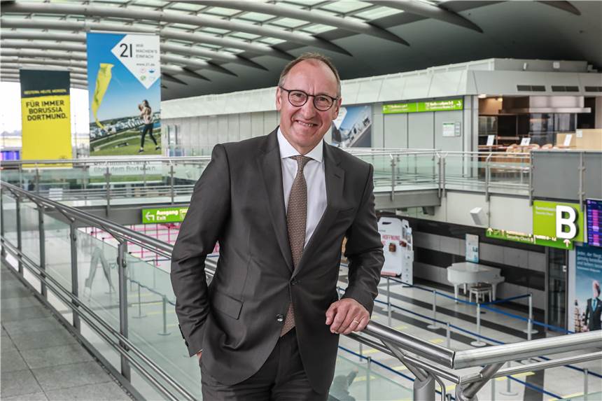 Flughafen-Chef Ludger van Bebber hatte gute Nachrichten für den Aufsichtsrat.