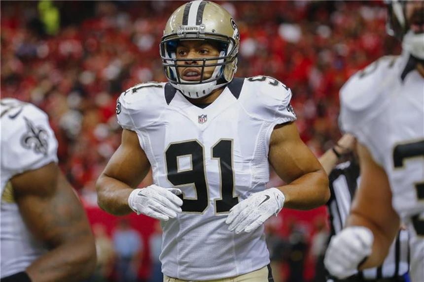 Football-Profi Edebali kehrt zu New Orleans Saints zurück Football-Profi Kasim Edebali spielt in der NFL wieder für die New Orleans Saints. Foto: Erik S. Lesser