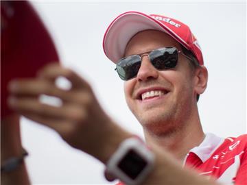 Formel-1-Star Sebastian Vettel freut sich auf die Sommerpause. Foto: Georg Hochmuth