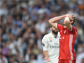 Franck Ribéry war nach dem Champions-League-Aus der Bayern frustriert. Foto: Andreas Gebert