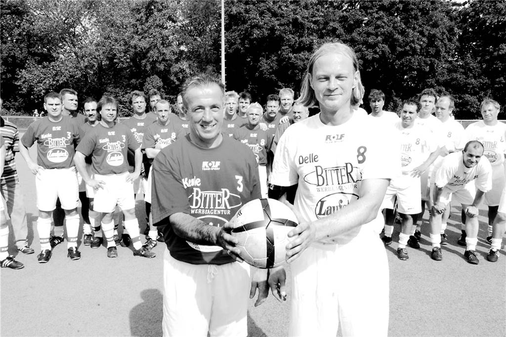 Frank Burmann (l.) und Detlef Bögershause bei ihrer Verabschiedung in Hombruch.