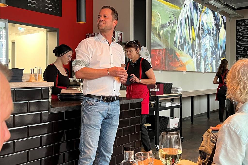 Frank Hewel und sein Team kümmerten sich um die Bewirtung der Gäste.