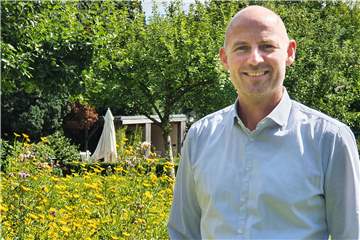 Franz-Josef Weilinghoff würde gerne Bürgermeister von Heek bleiben. Sein Motto für den Wahlkampf: Gut Ding will Weili haben.
