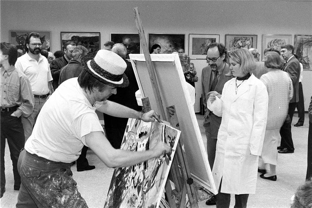 Franz Lauter ist nicht nur als Koch tätig, sondern sieht auch die Kunst als seine große Leidenschaft.
