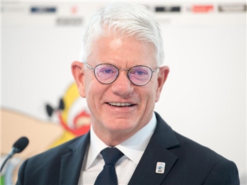 Franz Reindl hofft auf das WM-Viertelfinale für das deutsche Team. Foto: Marius Becker