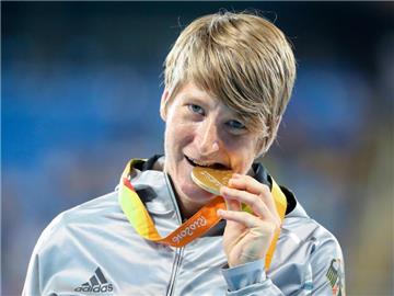 Franziska Liebhardt holte sich die Goldmedaille im Kugelstoßen. Foto: Kay Nietfeld