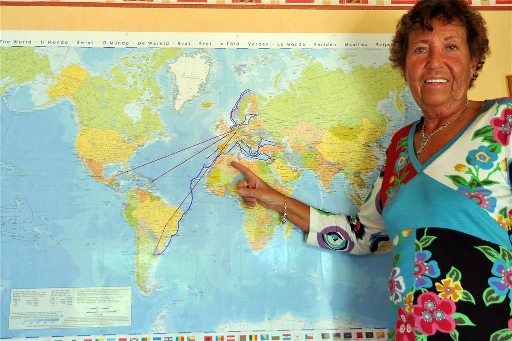 Französin Odile Meier kam vor 49 Jahren aus Paris nach Lünen und ist glücklich hier. Sie hat schon viel von der Welt gesehen.