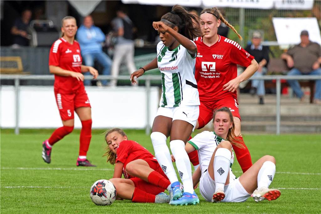 Frauen-Regionalliga West, SSV Rhade - Borussia Mönchengladbach II 2:1 (2:1)
