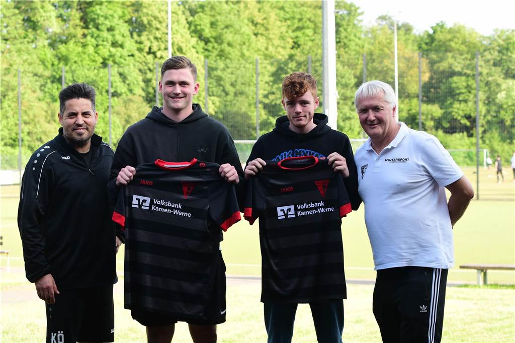 Frederic Fischer verlässt Wethmar in Richtung Werne Kurtulus Öztürk, Jason Jäger, Frederic Fischer, Thomas Overmann