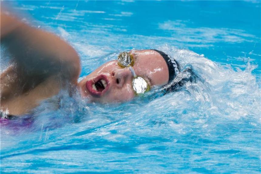 Schwimmerinnen Rieder und Riedemann knacken EM-Norm Freistilschwimmerin Celine Rieder hat die Norm für die EM in Glasgow geschafft. Foto: Jens Büttner