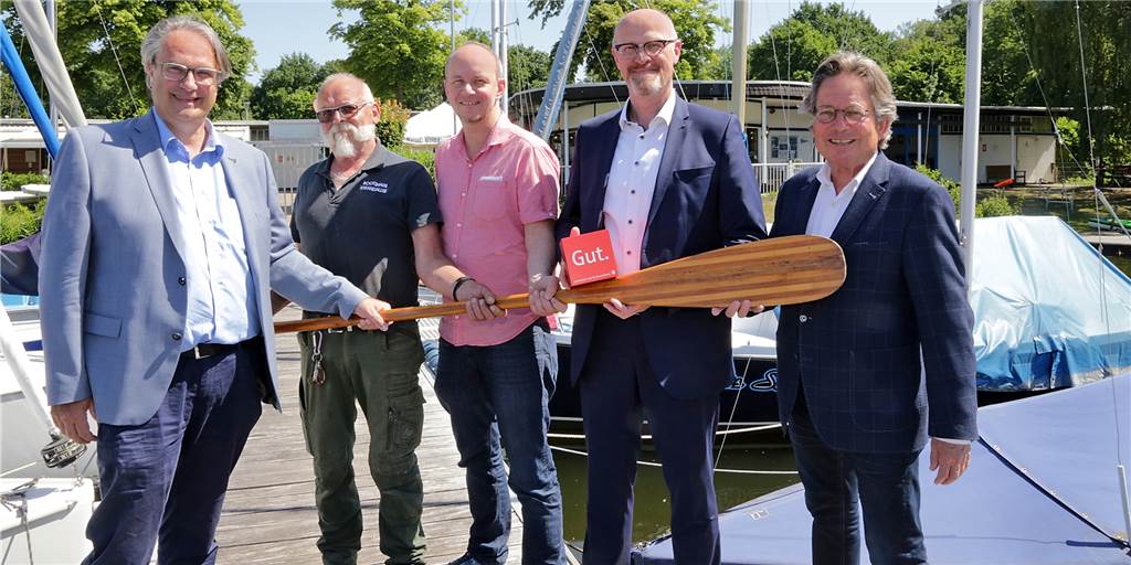 Sommer am See an der Kajüte in Haltern: Konzerte gehen in die siebte Runde Die Organisatoren und Sponsoren freuen sich auf den Sommer am See 2022.