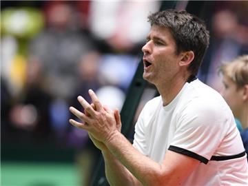 Freut sich auf Boris Becker: Davis-Cup-Kapitän Michael Kohlmann. Foto: Arne Dedert