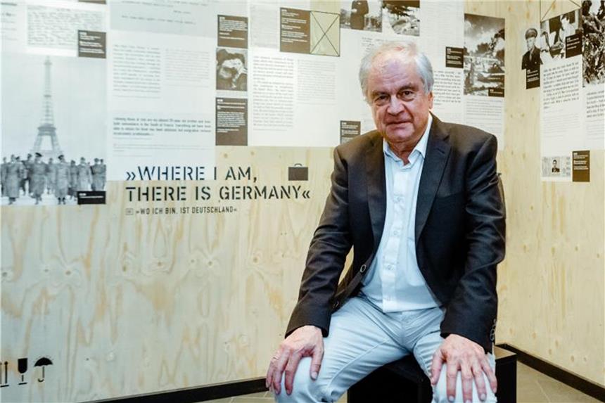 Frido Mann, Enkel des Literaturnobelpreisträgers Thomas Mann, im Lübecker Buddenbrookhaus. Foto: Markus Scholz