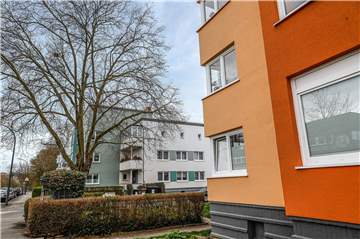 Frische Farben gab es für die Fassaden wie hier an der Parsevalstraße und der Wispelbreite.