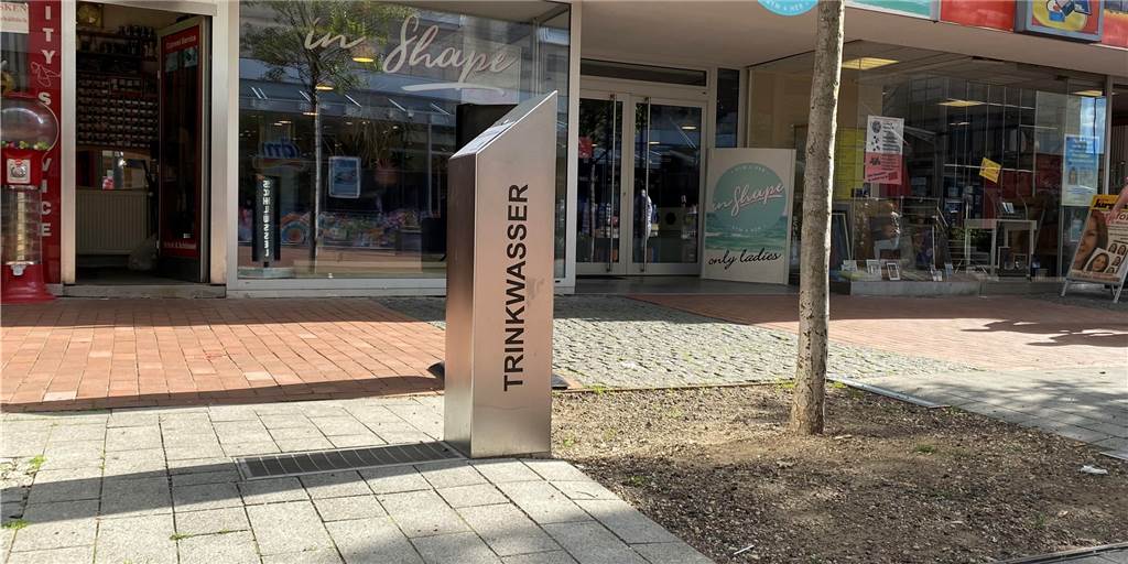 Frisches Trinkwasser gibt es künftig in der Castroper Innenstadt.