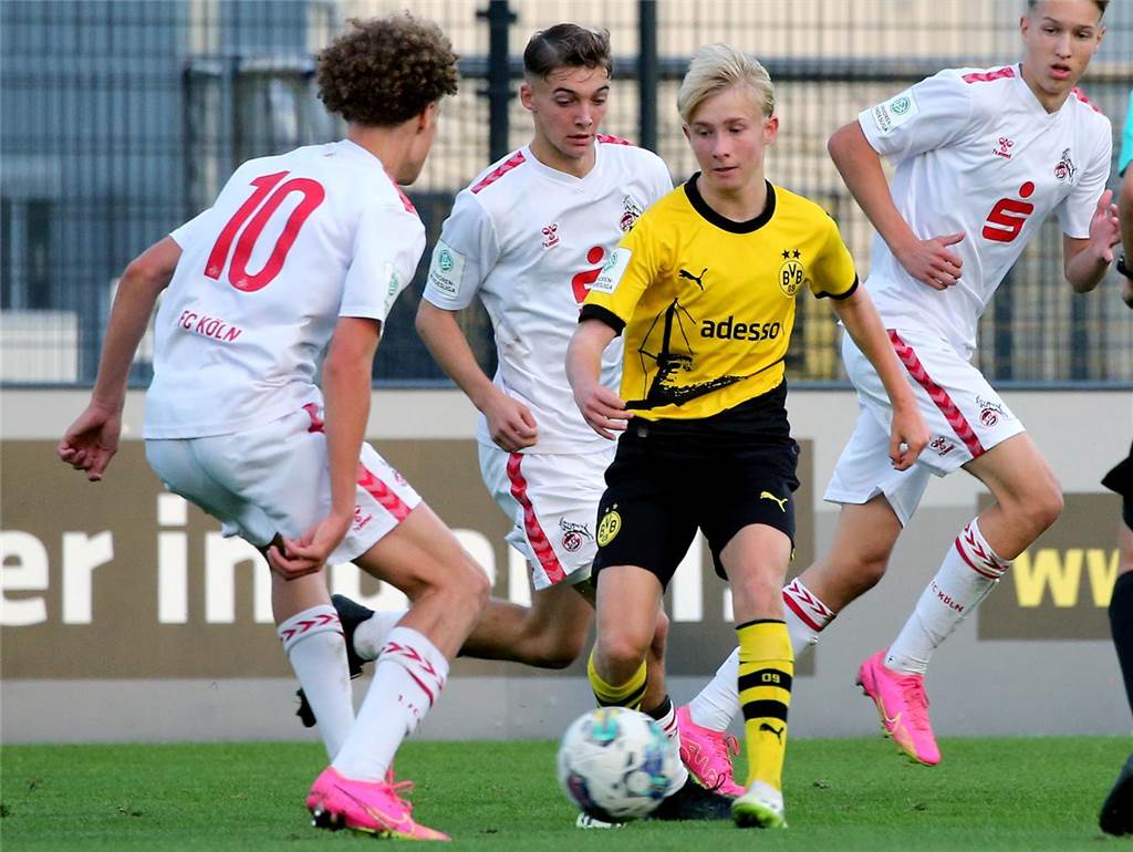 Fritz Fleck sorgte für die Vorentscheidung zugunsten der Borussia.