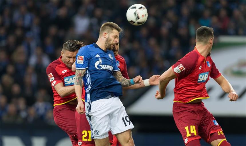 Guido Burgstaller: "Die richtige Balance finden" Fühlt sich wohl auf Schalke: Neuzugang Guido Burgstaller (M.).