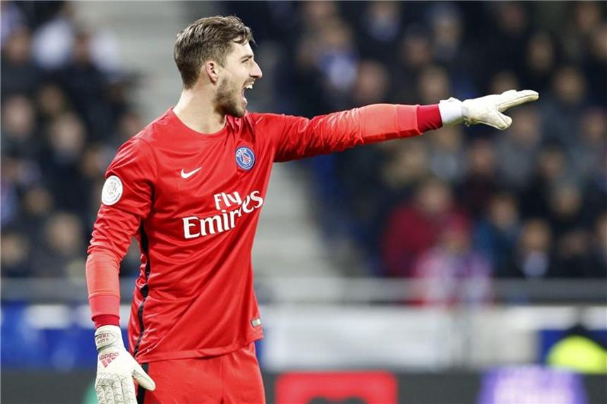 Trapp bekräftigt: „Habe in Paris noch Ziele zu erreichen“ Fühlt sich wohl in Paris: Torwart Kevin Trapp. Foto: Sebastien Nogier/EPA