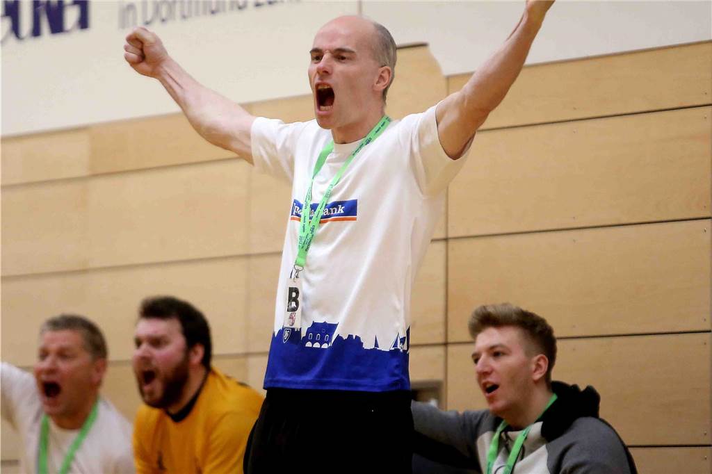 „Sensation der Saison mit Steigerungspotential“: Der Oberliga-Aufstiegskader 2019 des HSC Führte den HSC Haltern-Sythen in die Oberliga und hielt ihn danach auch dort: Gerard Siggemann.