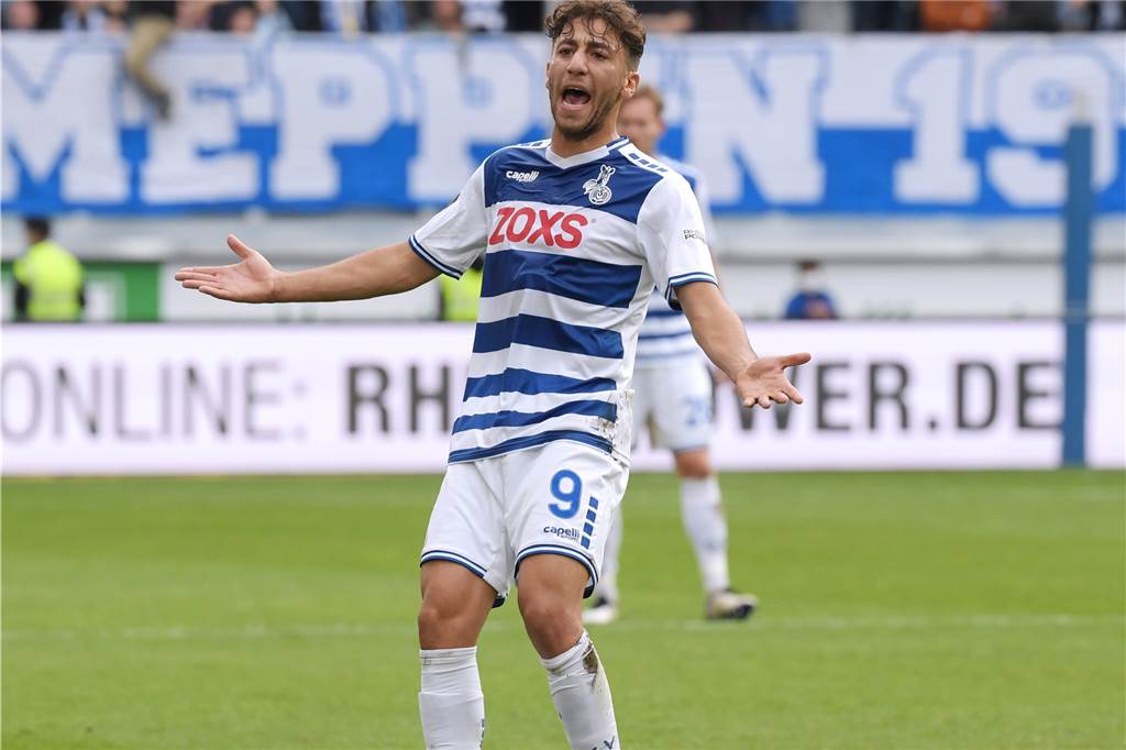 Für Alaa Bakir und den MSV Duisburg läuft es in Liga 3 noch nicht so wirklich rund.