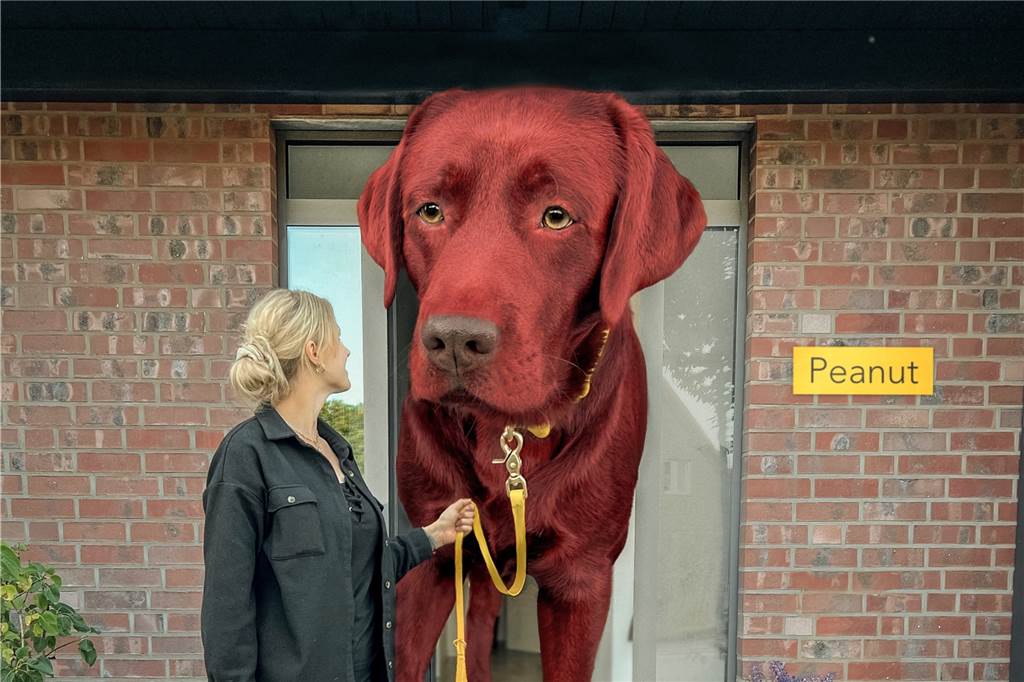 Hundekino: Raesfelder Instagram-Star Peanut erlebte Vorpremiere in Köln Für den Instagram-Kanal von Peanut hat Miriam Fengler bei Größe und Farbe des Hundes ihre Photoshop-Künste spielen lassen.