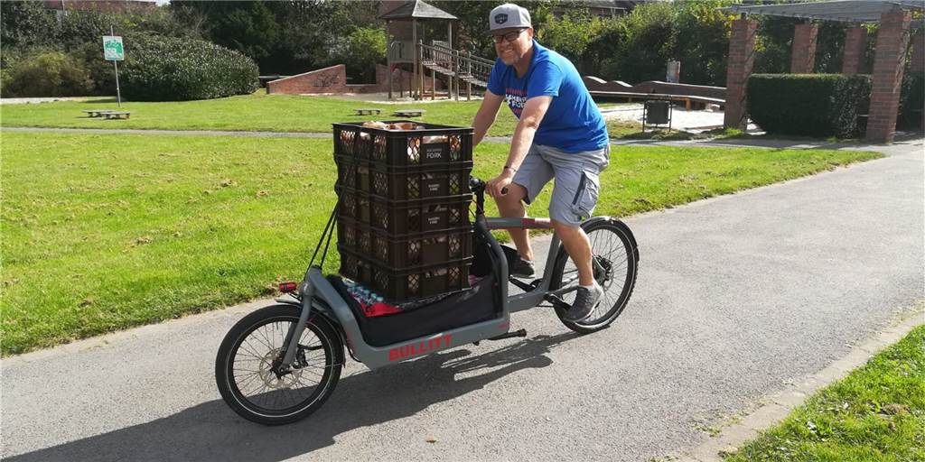 Zuschuss für Lastenrad: Mit wieviel Geld Städte den Verzicht aufs Auto versüßen Für den Lüner Marc Frieling ist das Fahrrad der Autoersatz geworden.