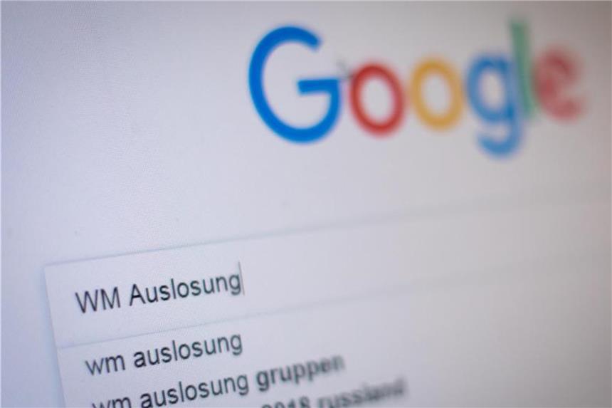 „WM Auslosung“ ist Suchbegriff des Jahres bei Google Für die Google-Nutzer in Deutschland ist „WM Auslosung“ der Suchbegriff des Jahres. Foto: Christian Charisius/dpa