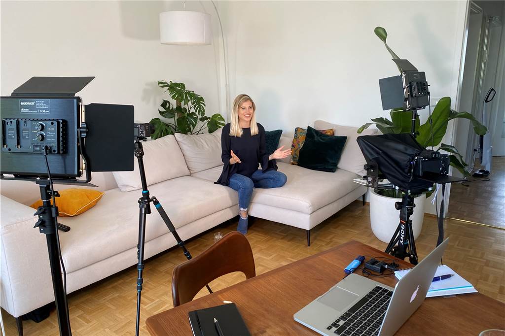 Céline Flores Willers: Von der Miss-Wahl zum seriösen Unternehmen Für einen Onlinekurs zum Thema Personal Branding auf LinkedIn stand Céline Flores Willers selber vor der Kamera.