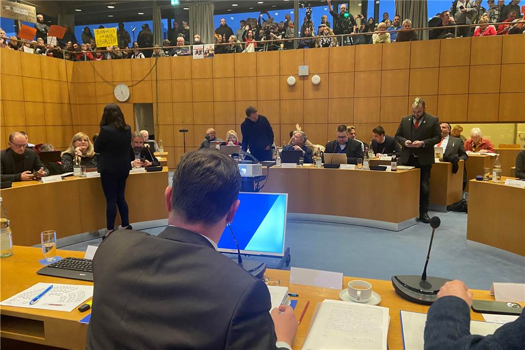 Der Bürgermeister in der Ratssitzung am 24.11.
