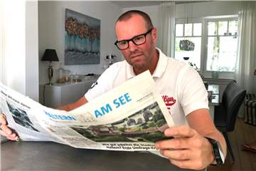 Für Markus Krummet trägt die Halterner Zeitung wesentlich zur Meinungsbildung vor der Kommunalwahl bei und ist Pflichtlektüre zum Frühstück.