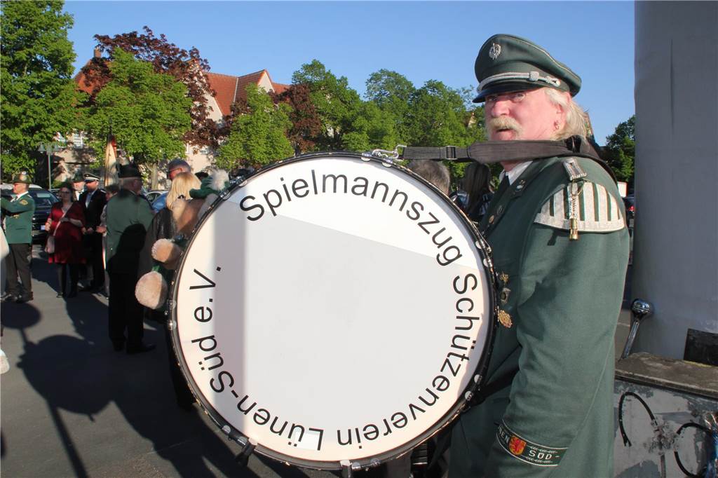 Für musikalische Zwischenspiele sorgte der Spielmannszug des Schützenvereins Lünen-Süd.