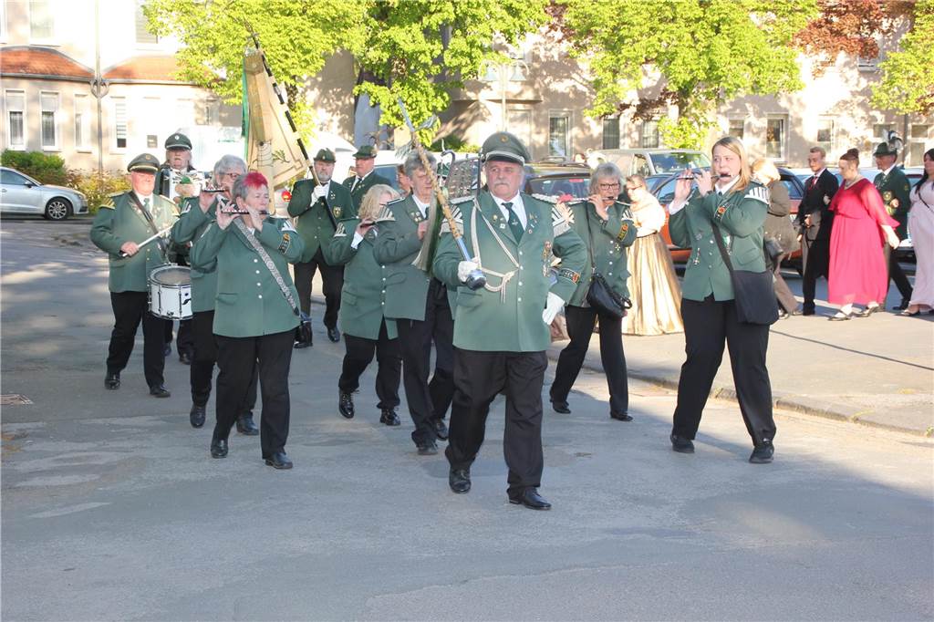 Für musikalische Zwischenspiele sorgte der Spielmannszug des Schützenvereins Lünen-Süd.