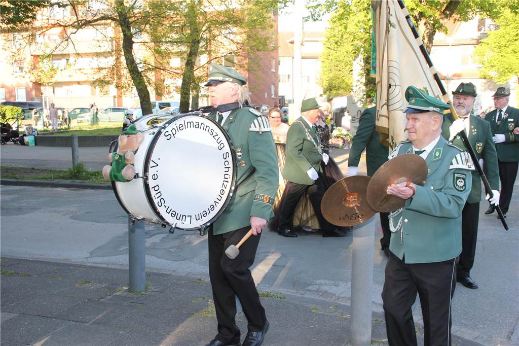 Für musikalische Zwischenspiele sorgte der Spielmannszug des Schützenvereins Lünen-Süd.