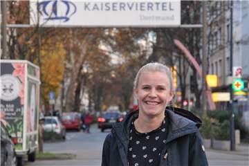 Für Olga Rümenapp ist das Kaiserstraßenviertel das beste Quartier Dortmunds.