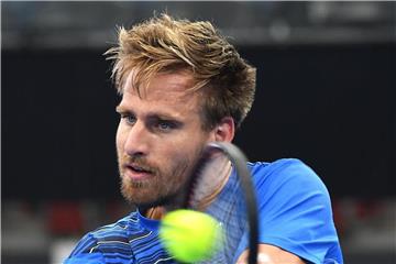 Für Peter Gojowczyk war beim Turnier in New York im Achtelfinale Schluss. Foto: Dave Hunt