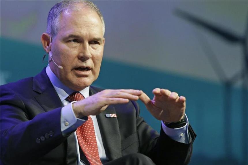 Trump-Regierung will Obamas Klimaprogramm abschaffen Für Scott Pruitt, Chef der US-Umweltbehörde EPA, ist „der Krieg gegen die Kohle“ vorüber. Foto: Melissa Phillip/Houston Chronicle/AP