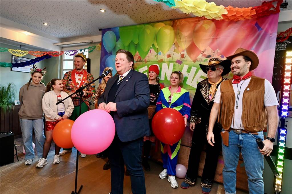 Für viel Programm war vor dem Umzug im Kolpingtreff gesorgt.