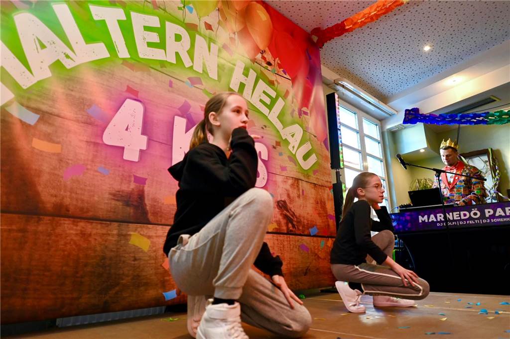 Für viel Programm war vor dem Umzug im Kolpingtreff gesorgt.