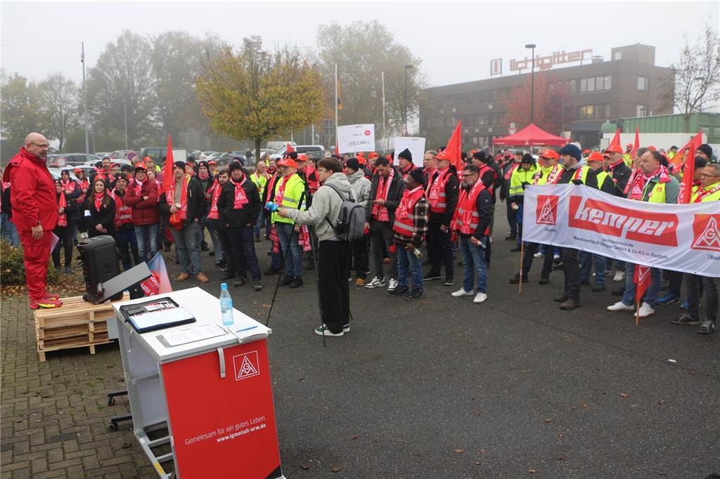 Warnstreik der IG Metall bei Lichtgitter: Angebot ist „inakzeptabel“ Warnstreik in Stadtlohn